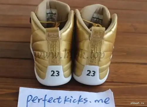 Authentic Air Gold 12 Jordan Pinnacle 0513